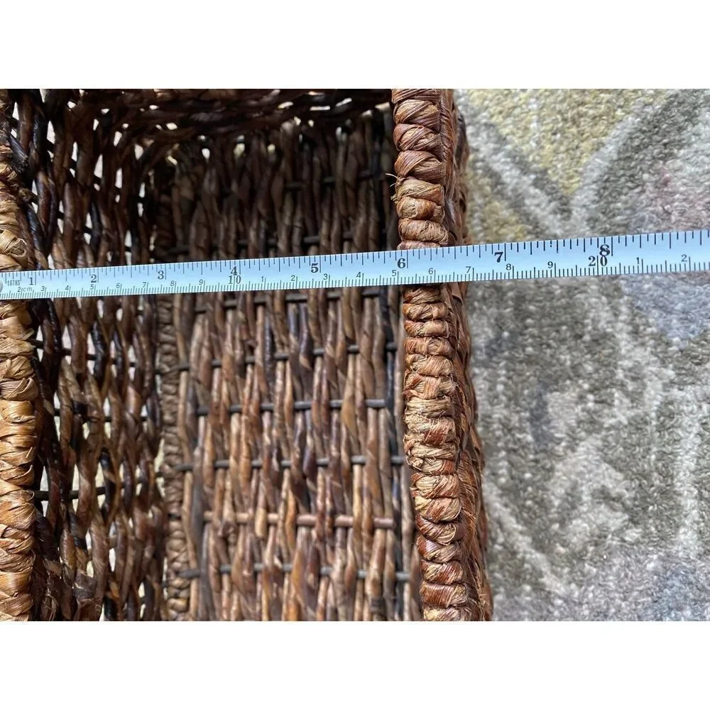 Target Abaca Dark Weaved Basket